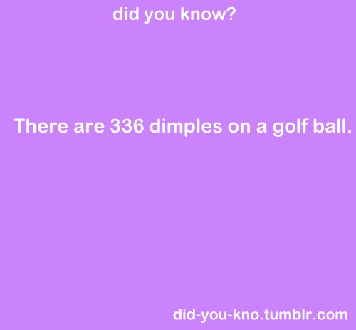  Golf Ball Dimples