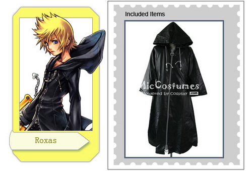  Kingdom Hearts Organization XIII Cosplay Costume