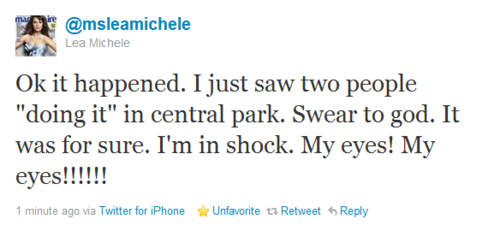 Lea Michele {twitter} 