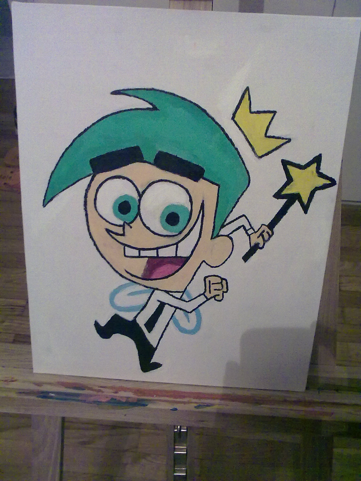 My painting of Cosmo 