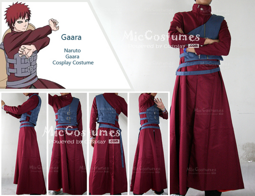  নারুত Gaara Cosplay Costume