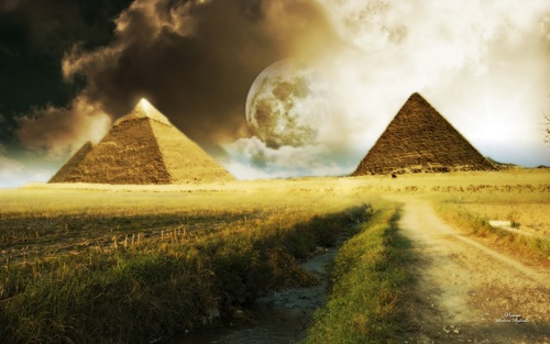  Pyramids landscape