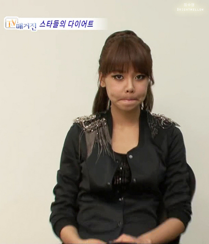  Sooyoung 鱼 face :P