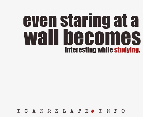  Staring at a دیوار