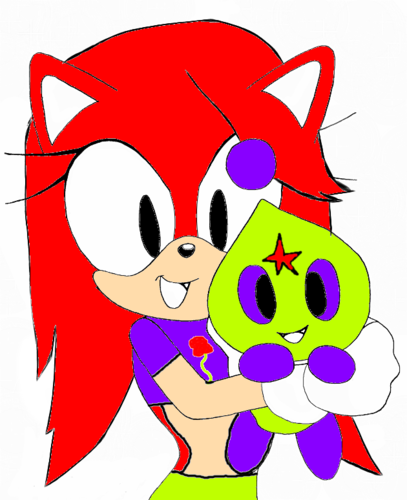  Stephanie with her chao