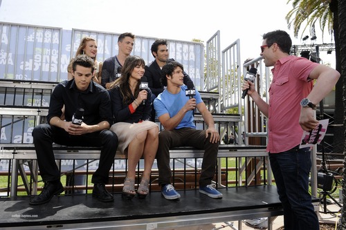  Teen lobo Cast on MTV's The Seven - 03.06.11