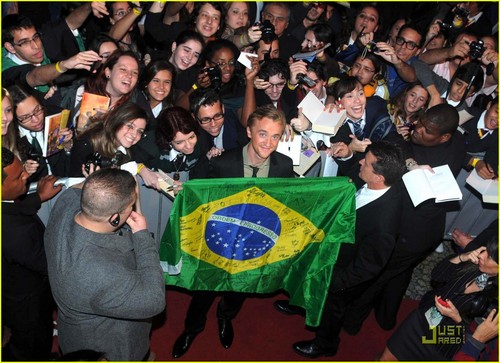  Tom Felton: Holding The Heartthrob Flag in Brazil!