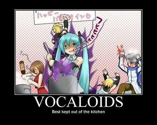  Vocaloid cant cook. :P