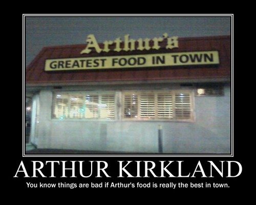  Arthur's food....