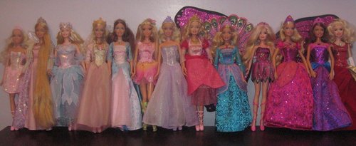  Barbie dolls collection (by NintendoStarWarsFan @ deviantART)