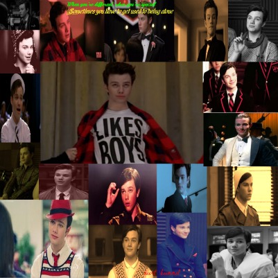  Glee's "Kurt Hummel" tribute