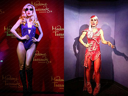  Lady GaGa cereous figures at Bangkok (Madam Tussauds)