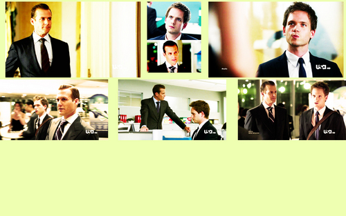  Mike Ross and Harvey Specter