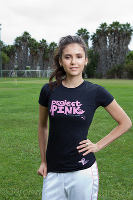 Nina Dobrev At The Project Pink