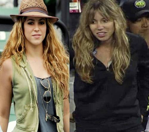  Shakira and Nadal sister look alike