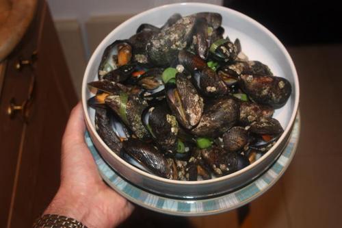  Swilly mussels with leeks and garlic