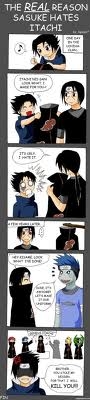  the real reason why sasuke hates itachi
