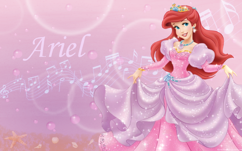  Ariel in rosado, rosa