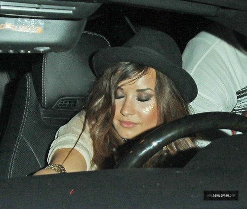  Demi Lovato Leaving Beachers Mad House - July 21