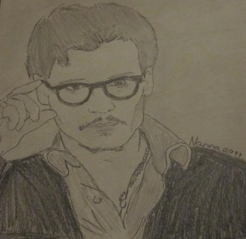 Drawing of Johnny Depp