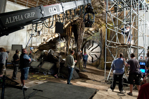  Harry Potter and the Deathly Hallows - Part II > On set