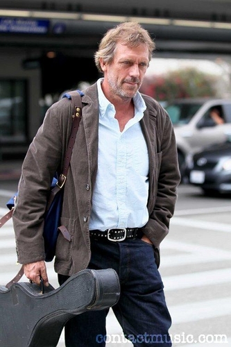 Hugh Laurie-arrives at LAX airport on a flight from London. Los Angeles, California - 20.07.11. 