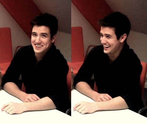  Logan's cute smile and dimples!