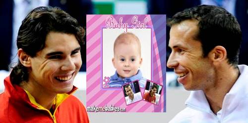  Rafek is child Radek Stepanek and Rafa Nadal