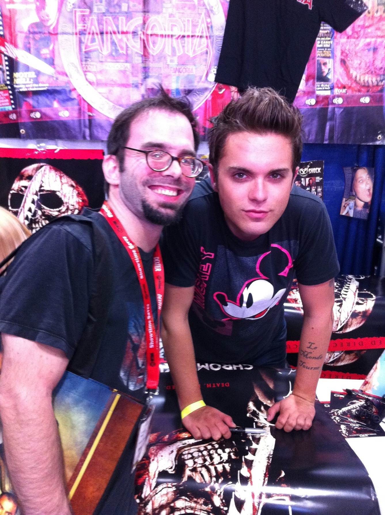 Thomas Signing at Comic Con