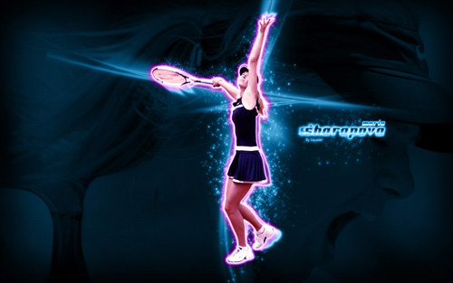 Maria Sharapova in Bright 星, つ星