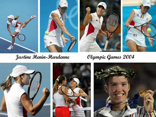 Justine Henin-Hardenne in Olympic or