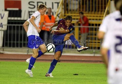  Barcelona vs Hajduk teilt, split [0-0] friendly game 23\7\2011