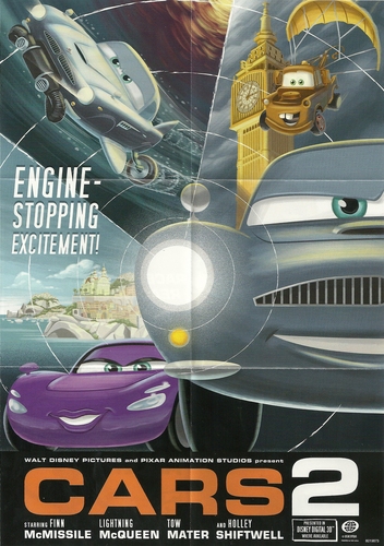  Cars 2 Poster (Inside Wii Game)