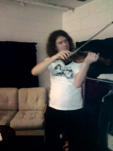  Dave can play the violin!