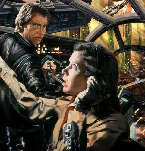 Han and Leia lookin OLD