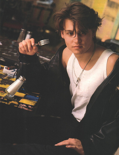  Johnny Depp, photographed দ্বারা E.J. Camp, 1989
