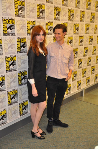 Matt Smith & Karen Gillan @ San Diego Comic Con 24/7/11