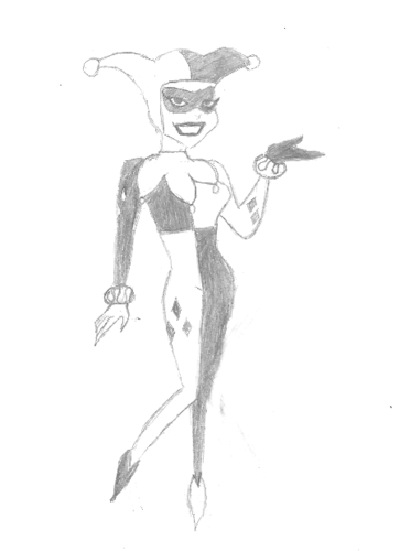  My sketch of Harley Quinn