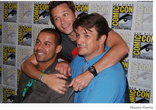 The Castle Crew Working the Press Line at SDCC