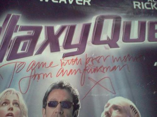  AR's signature on my GQ poster :)