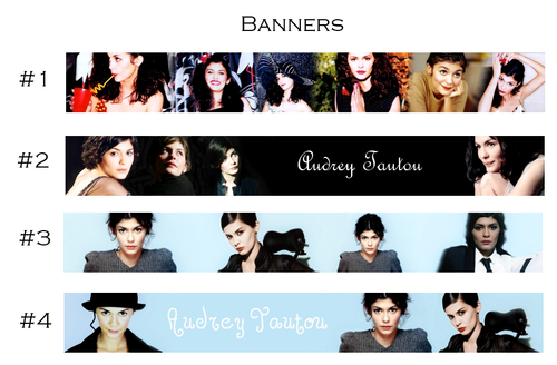  Audrey Tautou - Banners