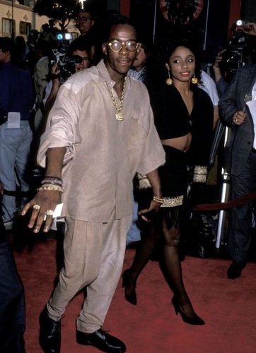  Bobby Brown and Karyn White attend "Ghostbusters II" Hollywood Premiere 1989