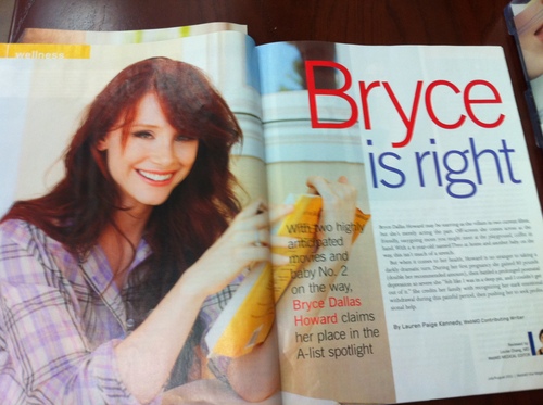  Bryce Dallas Howard covers Web MD magazine