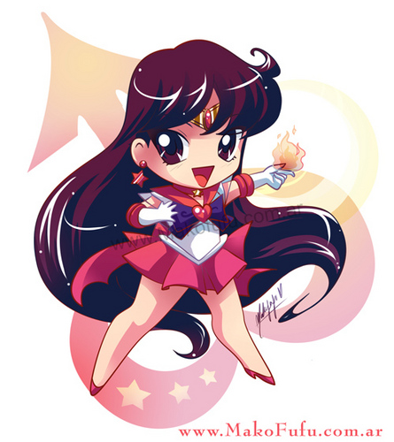  chibi Sailor Mars / Mako-fufu