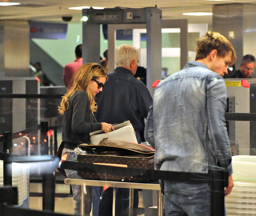  Emma Roberts and Boyfriend Chord Overstreet depart LAX, Jul 28