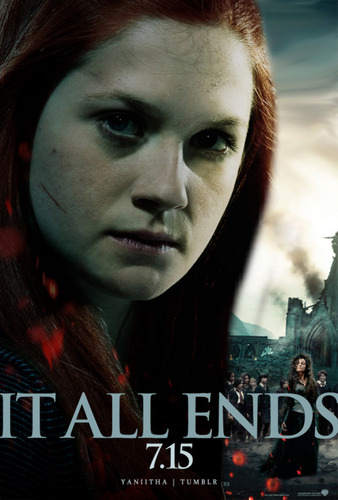  Ginny Weasley HP7 P2 Poster
