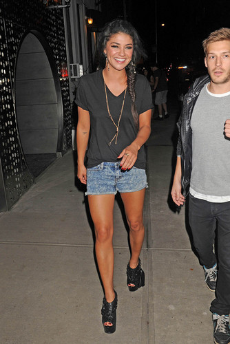  Jessica Szohr out in New York, July 27.