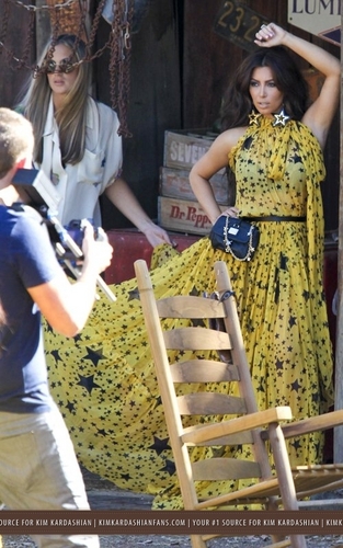  Kim Kardashian at a photoshoot in Malibu, CA - 7//27/11