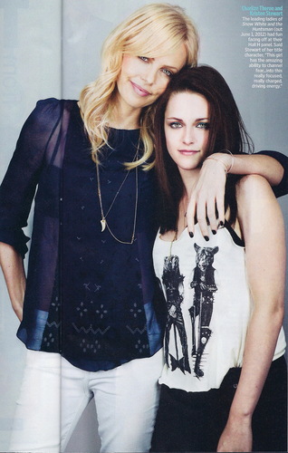  Kristen and Charlize ছবি in new Entertainment Weekly