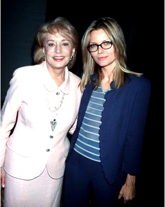  Michelle Pfeiffer and Barbara Walters